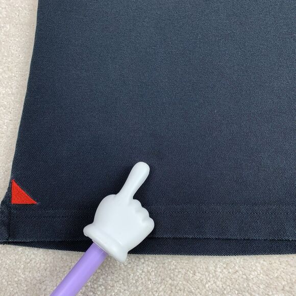 UNTUCKIT Polo Shirt Men's Size Medium Black Short Sleeve Cotton Collared Preppy - Picture 4 of 12